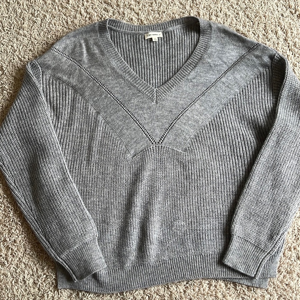 Grey Oversized Sweater